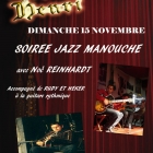 Concert jazz manouche avec no reihnardt